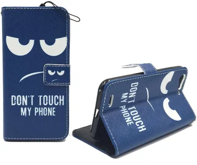 Produktbild von Handyhülle Tasche für Case Handy ZTE Blade V6 Dont Touch my Handy