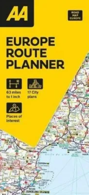 Produktbild von AA European Route Planner Map