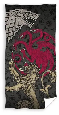 Produktbild von Game of Thrones Handtuch aus 100 % Baumwolle, 70 x 140 cm