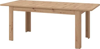 Produktbild von Dmora Ausziehtisch Colosimi 160x91x77 cm Braun Eiche Nodig, 8 Sitzplätze erweiterbar