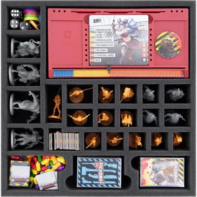 Produktbild von Schaumstoffeinlage für Zombicide Dashboards und Miniaturen, 26 Fächer