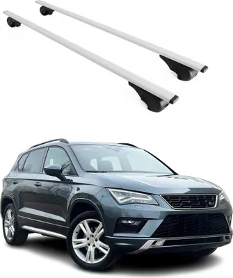 Produktbild von Dachträger Grundtäger für Seat Ateca 2016-2025 75kg Metall Silber 2 tlg