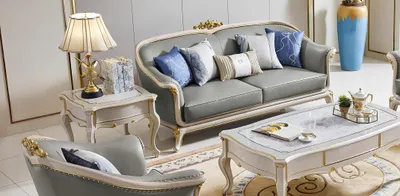Produktbild von Ledersofa Sofagarnitur 3 2 Sitzer Set Garnitur Polstersofa Couch Designersofa