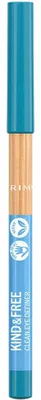 Zdjęcie produktu dla Rimmel Kind & Free Clean Eye Definer, Krem, Ołówek, Niebieski, Anime Blue, C10-18 TRIGLYCERIDES¹ MICROCRYSTALLINE WAX / CERA MICROCRISTALLINA, HYDROGENATED COCONUT OIL,..., Forest Stewardship Council (FSC)