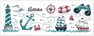 Produktbild von Maritime Wahrzeichen Metallschild für Seefahrt-Fans