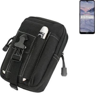 Produktbild von K-S-Trade Gürtel Tasche kompatibel mit Nokia 2.4 Gürteltasche Holster Schutz Hülle Handy Hülle Smartphone outdoor Handy-Hülle schwarz