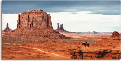 Produktbild von ARTland Leinwandbild Colorado - Utah Monument Valley Größe: 100x50 cm