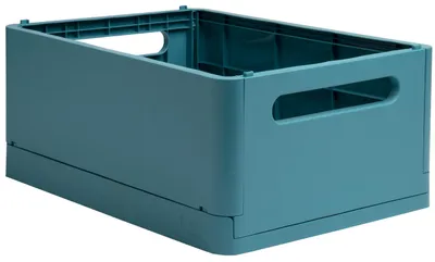 Klappbare Aufbewahrungsbox 37,5x27,5x16,3 cm Blau