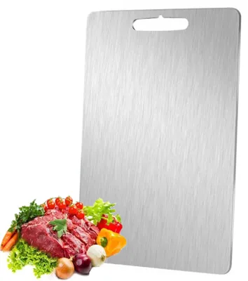 Produktbild von Omgoods – Schneidebrett aus Titan mit Griff für die Küche