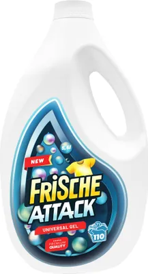 Zdjęcie produktu dla Frische Attack Universal Żel Do Prania Wszystkich Tkanin 5,5l Uniwersalny W