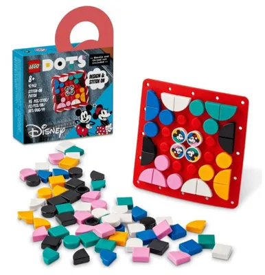 Obrázok produktu pre LEGO DOTS Nášivka Myšiak Mickey a Myška Minnie, Stavebnica, 8 rok / roky, Plast, 95 kusov, 40 g