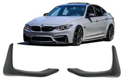 Imagen del producto de Deflector delantero para paragolpes, compatible con BMW F80 M3, F82 y F83 M4, modelos de 2014 a 2019.