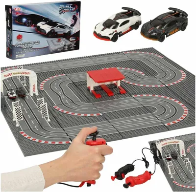 Immagine prodotto di Pista da corsa per auto della polizia 64x64 cm
