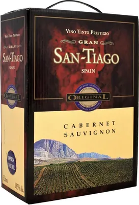 Produktbild von Gran San Tiago Cabernet Sauvignon 13,5% Vol. 3,0L Bag in Box