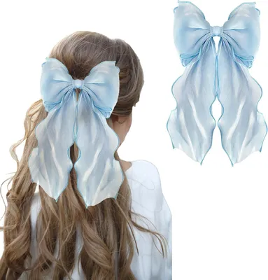 Produktbild von Haarstricken für Frauen - Prinzessinnen-Haarstricken und Clips in Rosa - Große Haaraccessoires für Frauen und Mädchen