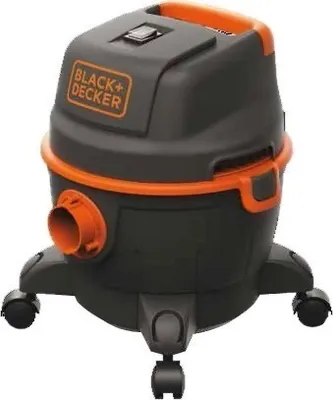 Produktbild von Black & Decker BXVC15PE, 1200 W, Trocken&Nass, 15 l, Filterung, 73,6 dB, Schwarz, Orange