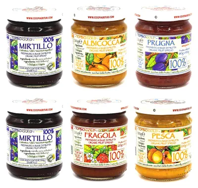 Produktbild von Agritur -  Fruchtkompott Mix ohne Zuckerzusatz - 100 Prozent Frucht - 6 x 210 g