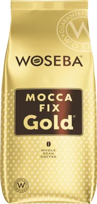 Produktbild von Woseba Mocca Fix Gold geröstete Kaffeebohne 1000 G
