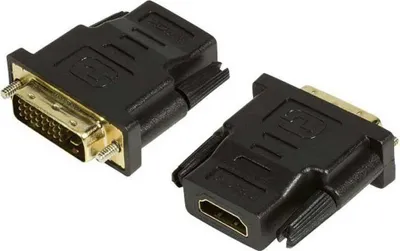 Immagine prodotto di Adattatore LogiLink HDMI femmina - DVI-D 24+1 maschio nero