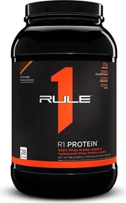 Produktbild von Rule One r1-Protein, Schokoladen-Erdnussbutter, Pulver, 960 g 15095