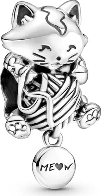 Produktbild von Pandora Kätzchen & Garnknäuel Charm 799535C00 Anhänger