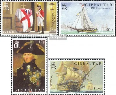 Produktbild von Briefmarken Gibraltar 2005 Mi 1117-1120 (kompl.Ausg.) postfrisch Seeschlacht von Trafalgar
