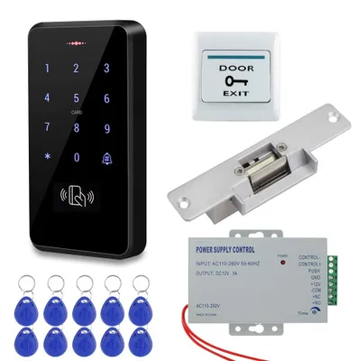RFID-Zugangskontrollsystem-Kit, IP68, 125 kHz, 10 Schlüsselanhänger