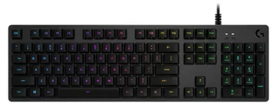 Produktbild von Logitech G 920-009434, Volle Größe (100%), Kabelgebunden, USB, Mechanischer Switch, LED, Karbon