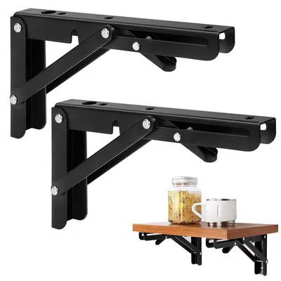 Productafbeelding van Klapconsole 200 mm, inklapbare plankhouders, wandhouder, 2 stuks