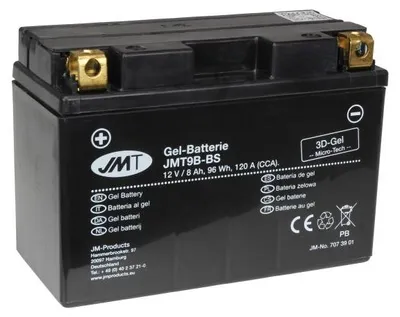 Immagine prodotto di Batteria al gel JMT YT9B-BS JMT9B-4 esente da manutenzione con deposito cauzionale