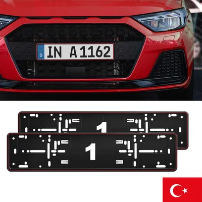 Immagine prodotto di 2 portatarga "TÜRKEI EDITION" / Cornice portatarga "ALTI GIRI Premium" (originale)