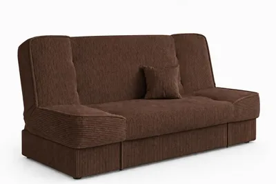 Obrázek produktu pro Sofa ROYAL, barva hnědá, rozměry 192 x 90 x 85 cm, moderní rozkládací pohovka s velkou plochou na spaní, Obrázek vytvořený pomocí AI