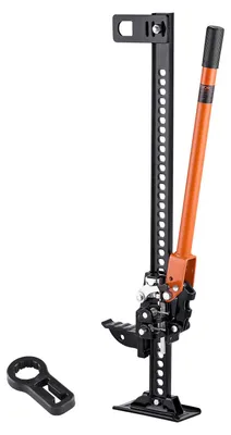 Image de Crics VEVOR Farm (hauteur 915 mm) Offroad High Lift Farm Jack (capacité de charge 3,18 t) Crics utilitaires offroad, crics à pare-chocs Ponts élévateurs à grande capacité avec plage de levage de 130,1-769,6 mm pour tracteurs Camions SUV