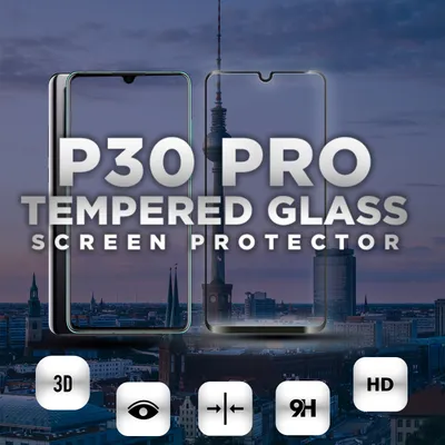 Zdjęcie produktu dla Huawei P30 Pro - szkło hartowane 9H - ochrona wyświetlacza 3D w super jakości