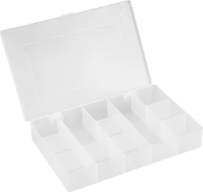 Obrázek produktu pro TOPEX Box na nářadí s rozdělovači 22,6 x 15,4 x 3,7 cm 12 přihrádek | Box na nářadí Organizér na malé díly Úložný box z plastu