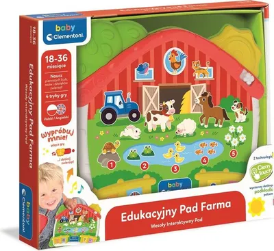 Zdjęcie produktu dla Clementoni BABY edukacyjny pad Farma 50386