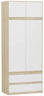 Obrázek produktu pro Skříň šatna s nástavcem 90x234 cm FRAMIRE B-9-NTIP sonoma mix