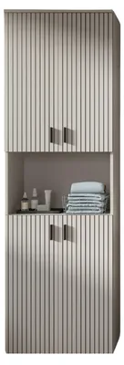 Produktbild von Badezimmer Hochschrank "Livia" in Kaschmir Badschrank 60 x 192 cm