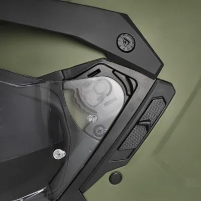 Image de Enduro casque ACERBIS Assault Solid Matt vert militaire taille XXL