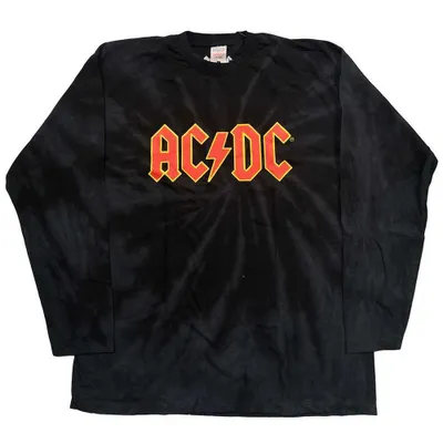 Produktbild von AC/DC - Logo Uni großes T-Shirt - Schwarz