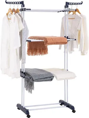 Produktbild von Famanu Wäschetrockner Universell – Klappbares Trockengestell – 70 x 125 x 170 cm
