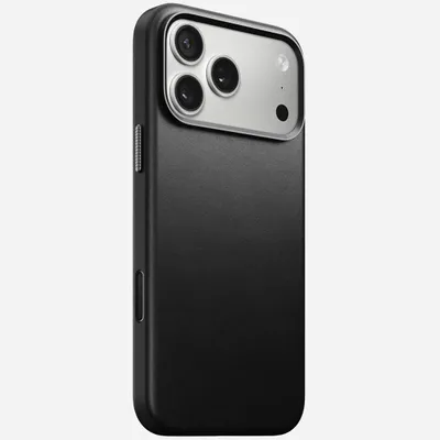 Image de Coque Nomad Cuir Traditionnel iPhone 17 Pro Max Noir