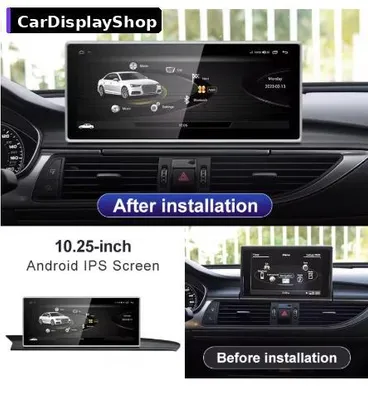 Produktbild von 12,3 Zoll Android 14 Display für Audi A7 C7 2012–2018 HN+R Snapdragon 665 8 GB/64 GB CarPlay & Android Auto