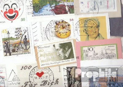 Produktbild von Briefmarken BRD (BR.Deutschland) 100 Gramm Kiloware gestempelt