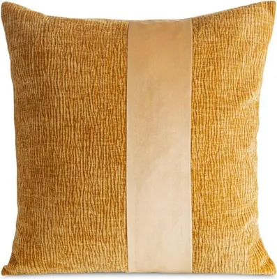 Image de EUROFIRANY | Housse de coussin - Housse de coussin décorative - 45 x 45 cm - orange - Housse de coussin décorative