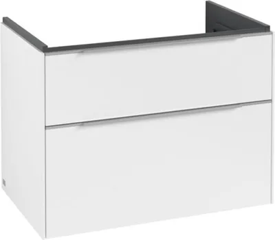 Image de Villeroy & Boch Subway 3.0 armoire sous lavabo, 2 tiroirs, 772x576x478mm, C57400VF