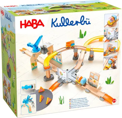 Immagine prodotto di HABA Pista per biglie Kullerbü – Pista Grande cantiere - multicolore - Taglia unica