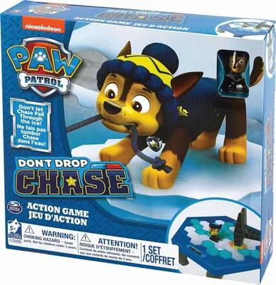 Produktbild von Paw Patrol - Geschicklichkeitsspiel - Don't drop Chase Kinderspiel Gesellschaftsspiel