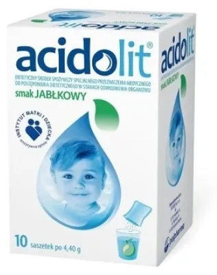 Obrázok produktu pre Acidolit, smak jabłkowy, 10 saszetek