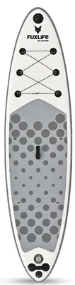 Immagine prodotto di FUXLIFE by FUXTEC SUP Board FX-SUP320eco grigio | Stand Up Paddle Board gonfiabile | 320 cm | 150 kg | Set con pompa e 3 pinne grau